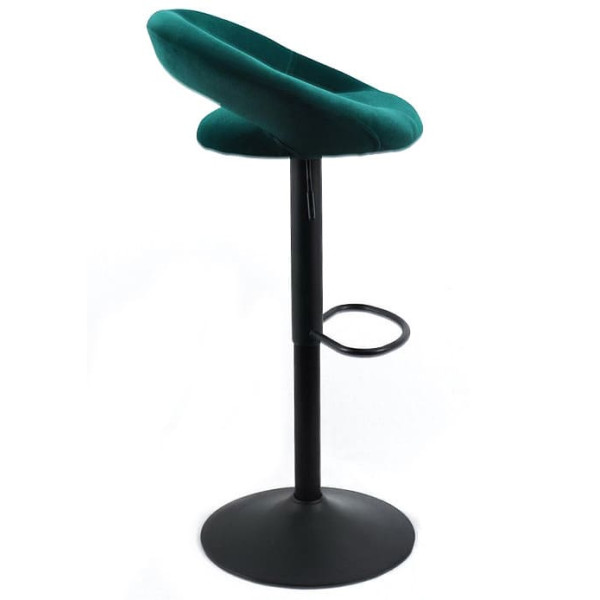 Барный стул Onder Mebli Holy BAR BK-BASE Зеленый B-1003 Бархат-3