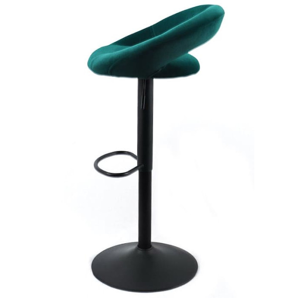 Барный стул Onder Mebli Holy BAR BK-BASE Зеленый B-1003 Бархат-4