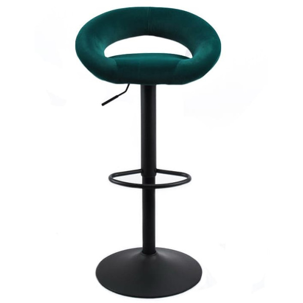 Барный стул Onder Mebli Holy BAR BK-BASE Зеленый B-1003 Бархат-0