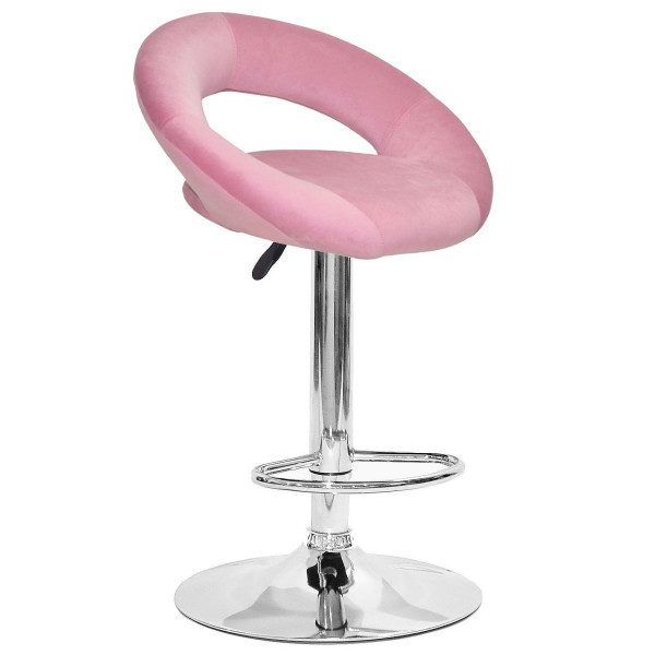 Барний стілець Onder Mebli Holy BAR CH-BASE Фрез B-1025 Оксамит-1