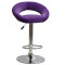 Барний стілець Onder Mebli Holy BAR CH-BASE Пурпуровий B-1013 Оксамит-0-thumb