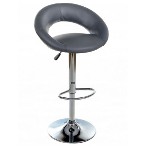 Барный стул Onder Mebli Holy BAR CH-BASE Серый 1001 Экокожа