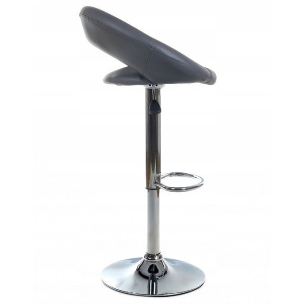 Барный стул Onder Mebli Holy BAR CH-BASE Серый 1001 Экокожа-2