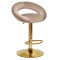 Барний стілець Onder Mebli Holy BAR GD-BASE Кавовий B-1042 Оксамит-0-thumb