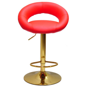 Барний стілець Onder Mebli Holy BAR GD-BASE Червоний 1007 Екошкіра