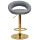 Барний стілець Onder Mebli Holy BAR GD-BASE Сірий 1001 Екошкіра
