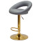 Барний стілець Onder Mebli Holy BAR GD-BASE Сірий 1001 Екошкіра-2-thumb