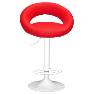 Барный стул Onder Mebli Holy BAR WT-BASE Красный 1007 Экокожа