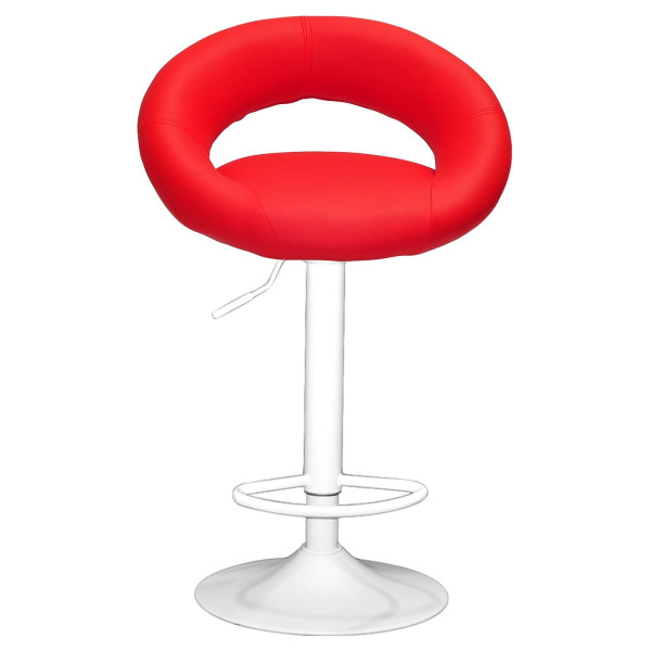 Барний стілець Onder Mebli Holy BAR WT-BASE Червоний 1007 Екошкіра-0