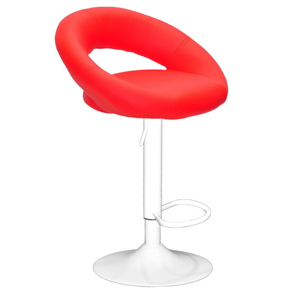 Барний стілець Onder Mebli Holy BAR WT-BASE Червоний 1007 Екошкіра-1