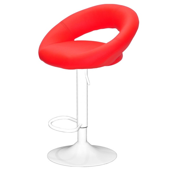 Барний стілець Onder Mebli Holy BAR WT-BASE Червоний 1007 Екошкіра-2