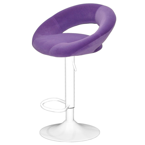 Барний стілець Onder Mebli Holy BAR WT-BASE Пурпур B-1013 Оксамит-2