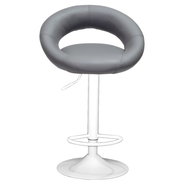 Барний стілець Onder Mebli Holy BAR WT-BASE Сірий 1001 Екошкіра-0