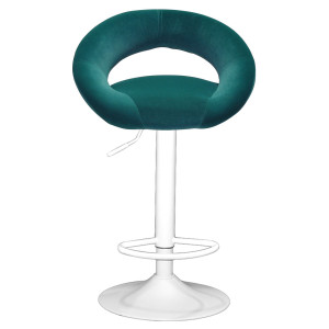 Барний стілець Onder Mebli Holy BAR WT-BASE Зелений B-1003 Оксамит