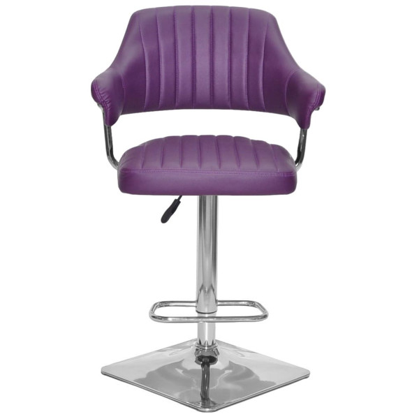 Барний стілець Onder Mebli JEFF BAR 4-CH-BASE Фіолетовий 1031 Екошкіра-1