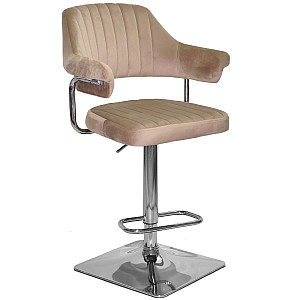 Барный стул Onder Mebli JEFF BAR 4-CH-BASE Кофейный B-1042 Бархат