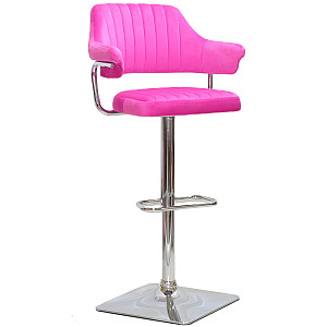 Барный стул Onder Mebli JEFF BAR 4-CH-BASE Малиновый B-1023 Бархат
