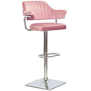 Барный стул Onder Mebli JEFF BAR 4-CH-BASE Пыльная Роза B-1030 Бархат 