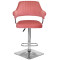 Барний стілець Onder Mebli JEFF BAR 4-CH-BASE Теракотовий B-1018 Оксамит-1-thumb