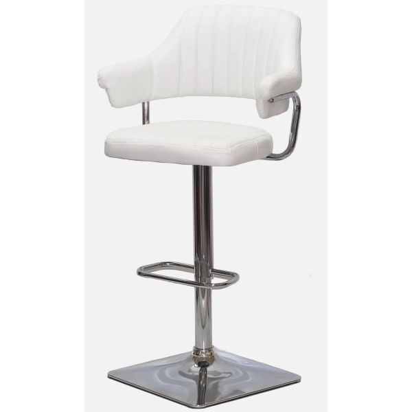 Барный стул Onder Mebli JEFF BAR 4-CH-BASE Белый Экокожа-1