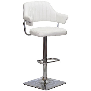 Барный стул Onder Mebli JEFF BAR 4-CH-BASE Белый Экокожа