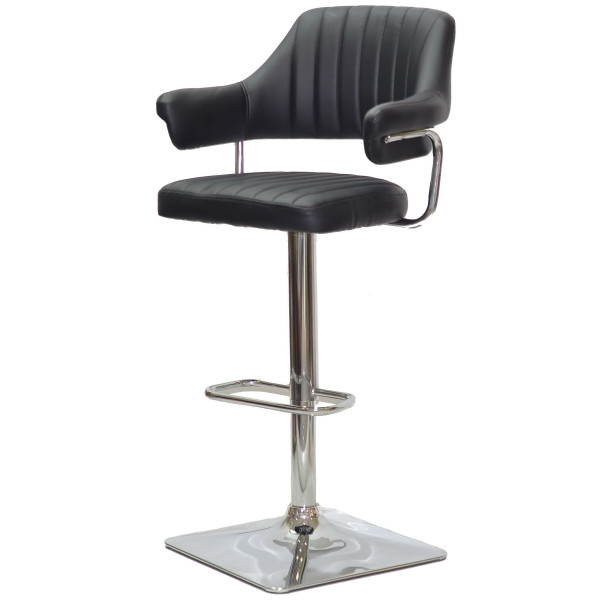 Барный стул Onder Mebli JEFF BAR 4-CH-BASE Черный Экокожа-1