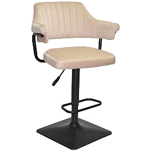 Барный стул Onder Mebli JEFF BAR 4-BK-BASE Бежевый B-1032 Бархат