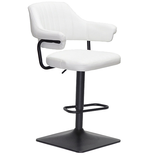 Барний стілець Onder Mebli JEFF BAR 4-BK-BASE Білий Екошкіра-0