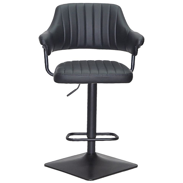 Барный стул Onder Mebli JEFF BAR 4-BK-BASE Черный Екокожа-1