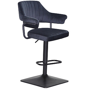 Барный стул Onder Mebli JEFF BAR 4-BK-BASE Черный B-1011 Бархат