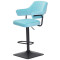 Барний стілець Onder Mebli JEFF BAR 4-BK-BASE Блакитний B-1019 Оксамит-2-thumb