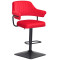 Барный стул Onder Mebli JEFF BAR 4-BK-BASE Красный B-1016 Бархат-0-thumb