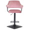 Барный стул Onder Mebli JEFF BAR 4-BK-BASE Пыльная Роза B-1030 Бархат-1-thumb