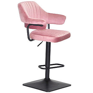 Барный стул Onder Mebli JEFF BAR 4-BK-BASE Пыльная Роза B-1030 Бархат