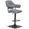 Барный стул Onder Mebli JEFF BAR 4-BK-BASE Серый 1001 Екокожа-0-thumb