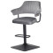 Барный стул Onder Mebli JEFF BAR 4-BK-BASE Серый B-1034 Бархат-1-thumb