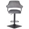 Барный стул Onder Mebli JEFF BAR 4-BK-BASE Серый B-1034 Бархат-2-thumb