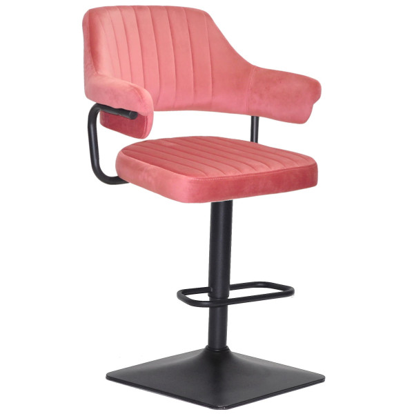 Барный стул Onder Mebli JEFF BAR 4-BK-BASE Терракотовый B-1018 Бархат-0