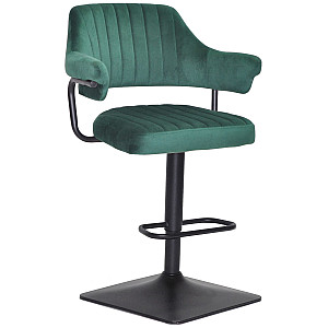 Барный стул Onder Mebli JEFF BAR 4-BK-BASE Зеленый B-1036 Бархат