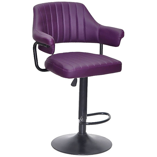 Барний стілець Onder Mebli JEFF BAR BK-BASE Фіолетовий 1031 Екошкіра-0