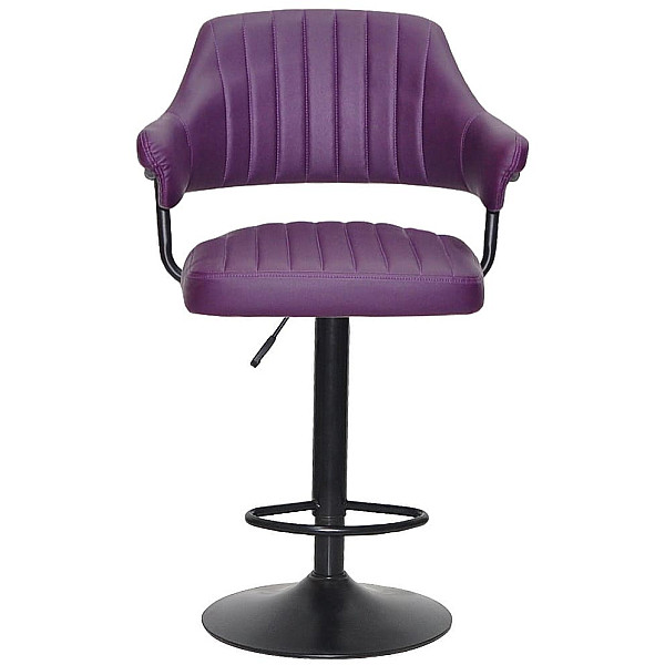 Барний стілець Onder Mebli JEFF BAR BK-BASE Фіолетовий 1031 Екошкіра-1