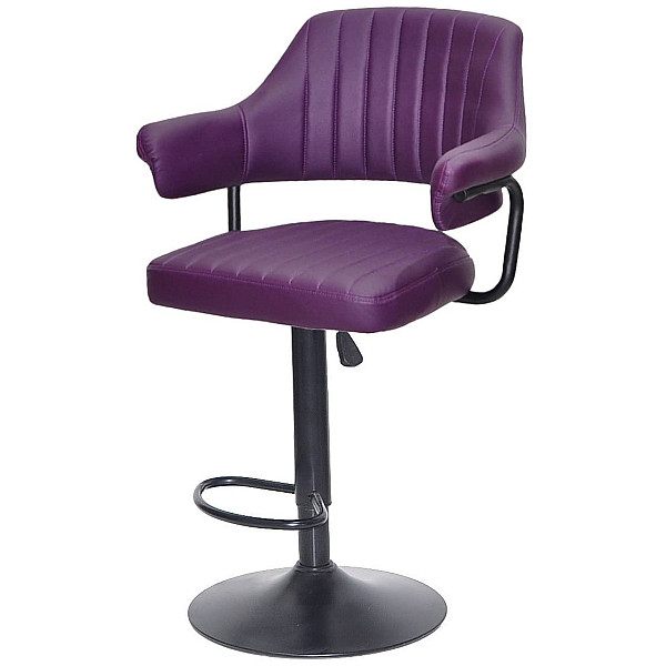 Барний стілець Onder Mebli JEFF BAR BK-BASE Фіолетовий 1031 Екошкіра-2