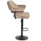 Барный стул Onder Mebli JEFF BAR BK-BASE Кофейный B-1042 Бархат-1-thumb