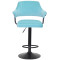 Барный стул Onder Mebli JEFF BAR BK-BASE Голубой B-1019 Бархат-1-thumb