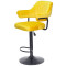 Барний стілець Onder Mebli JEFF BAR BK-BASE Жовтий B-1027 Оксамит-2-thumb