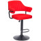 Барный стул Onder Mebli Jeff BAR BK-BASE Красный 1007 Экокожа-0-thumb