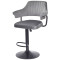 Барный стул Onder Mebli JEFF BAR BK-BASE Серый B-1034 Бархат-1-thumb