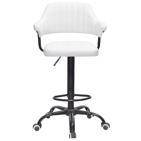 Барний стілець Onder Mebli JEFF BAR BK-Office Білий Екошкіра-1