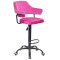Барний стілець Onder Mebli JEFF BAR BK-Office Малина B-1023 Оксамит-0-thumb