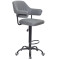 Барный стул Onder Mebli JEFF BAR BK-Office Серый 1001 Экокожа-0-thumb